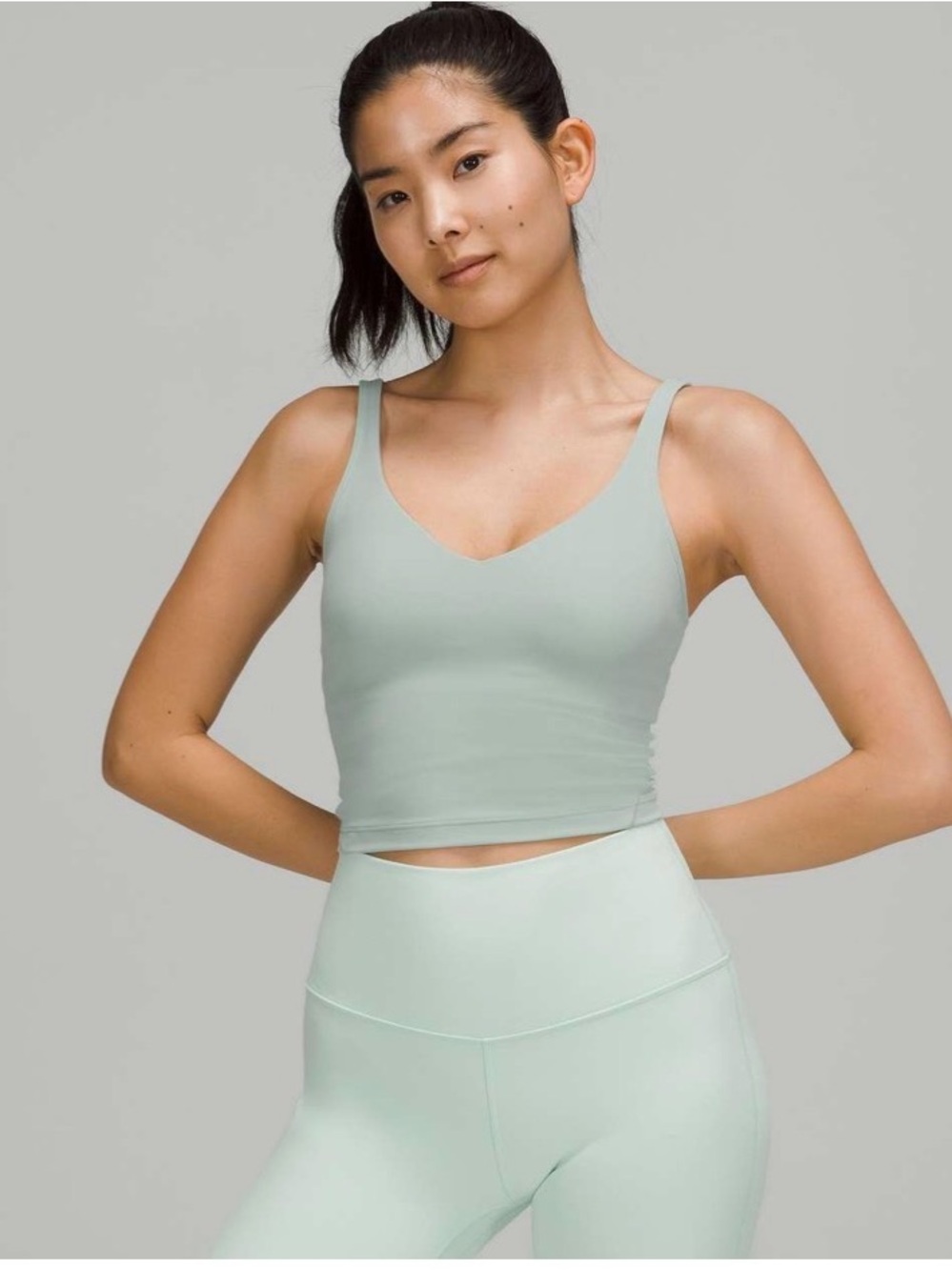 Lululemon Align Tank Silver Blue